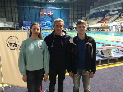 Выступление воспитанников СШОР на чемпионате России по плаванию 2018 года в Москве
